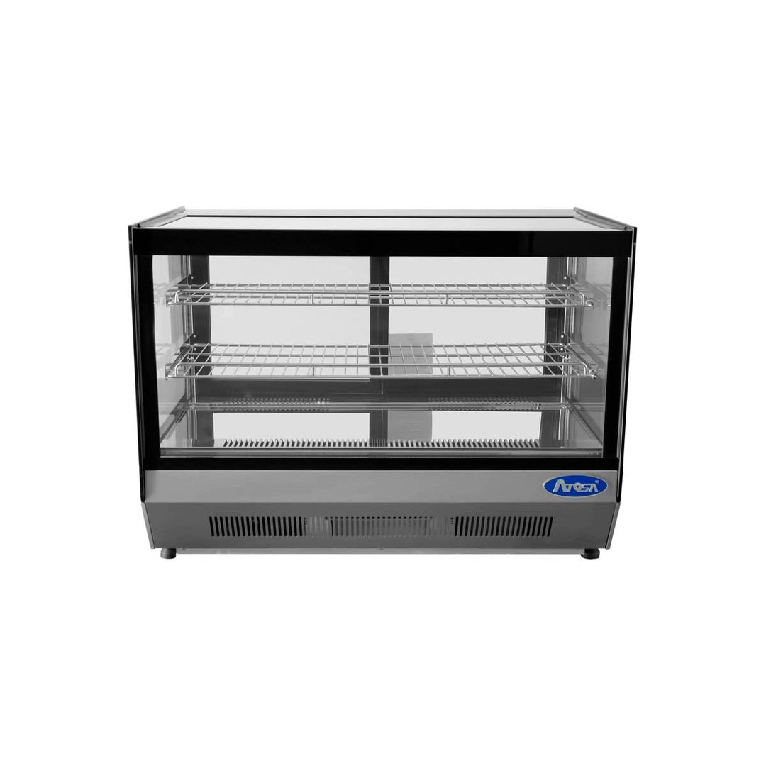 Atosa USA CRDS-56 35" Countertop Refrigerated Display Case w/ Sliding Glass Door, 5.6 cu. ft.