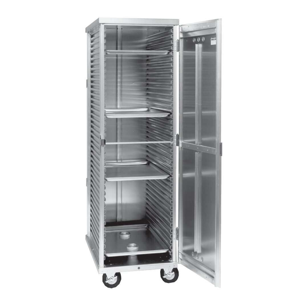 Cres Cor 102ST1841E 38 Pan End Load Mobile Enclosed Non-Insulated Bun / Sheet Pan Rack
