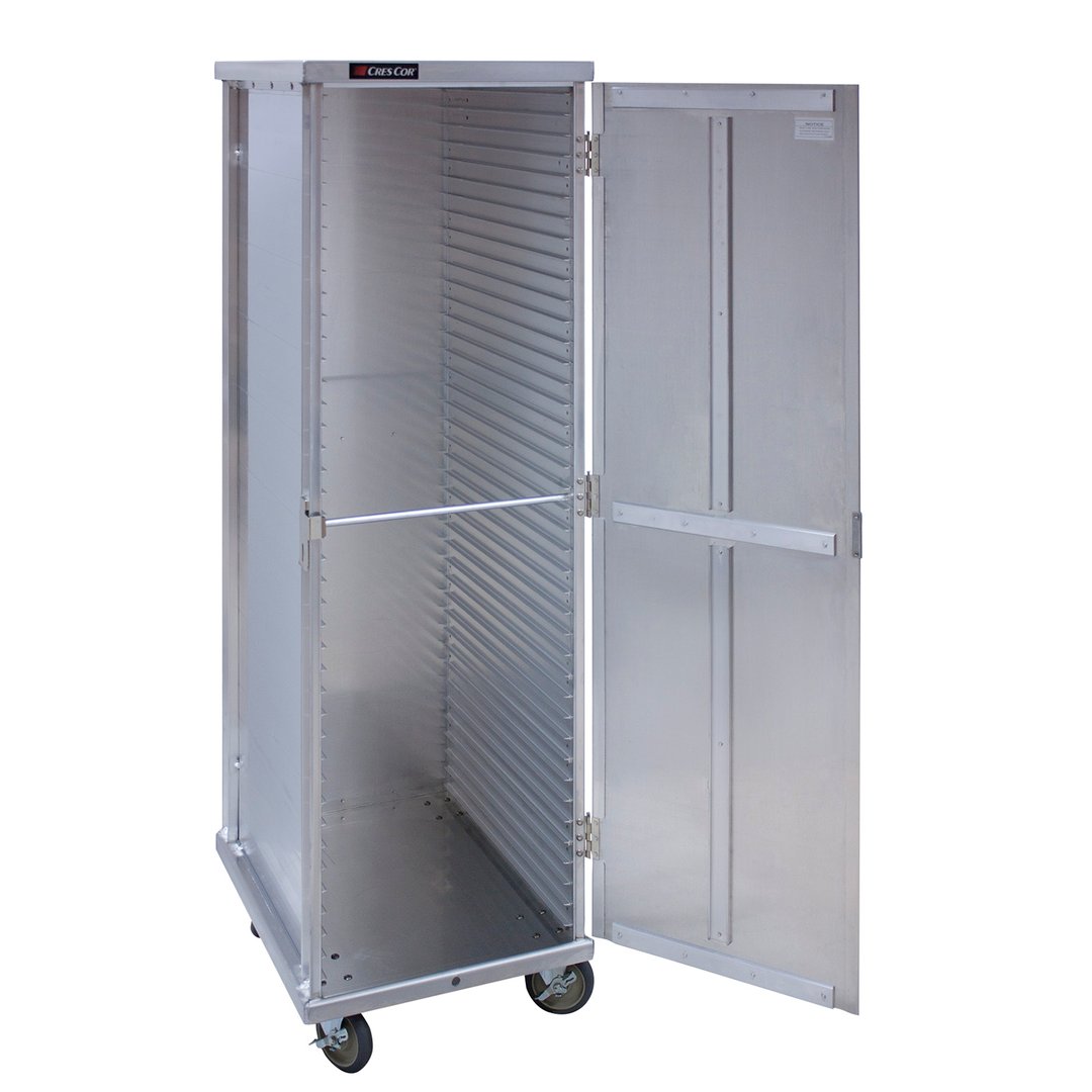 Cres Cor 1501840D 40 Pan End Load Mobile Enclosed Non-Insulated Bun / Sheet Pan Rack
