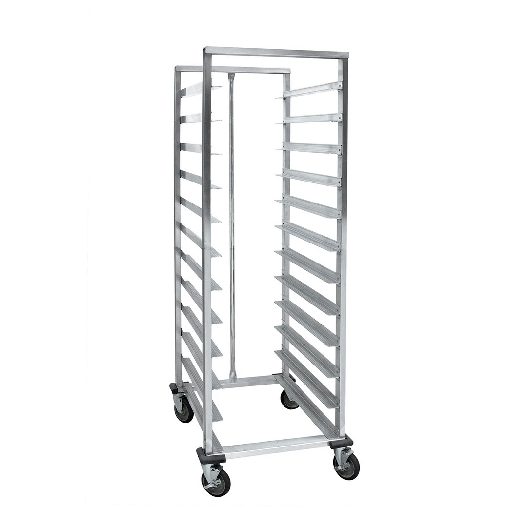 Cres Cor 2071820SD 20 Pan End Load Full Height Mobile Super Duty Aluminum Sheet Pan Rack 
