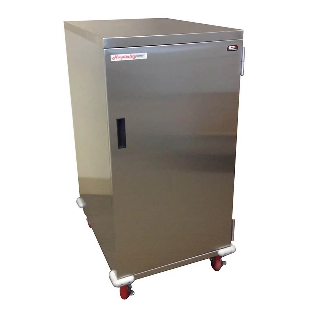 Carter-Hoffmann ESDTT20 Stainless Steel 20 Tray Economy Patient Tray Cart w/ Single Door