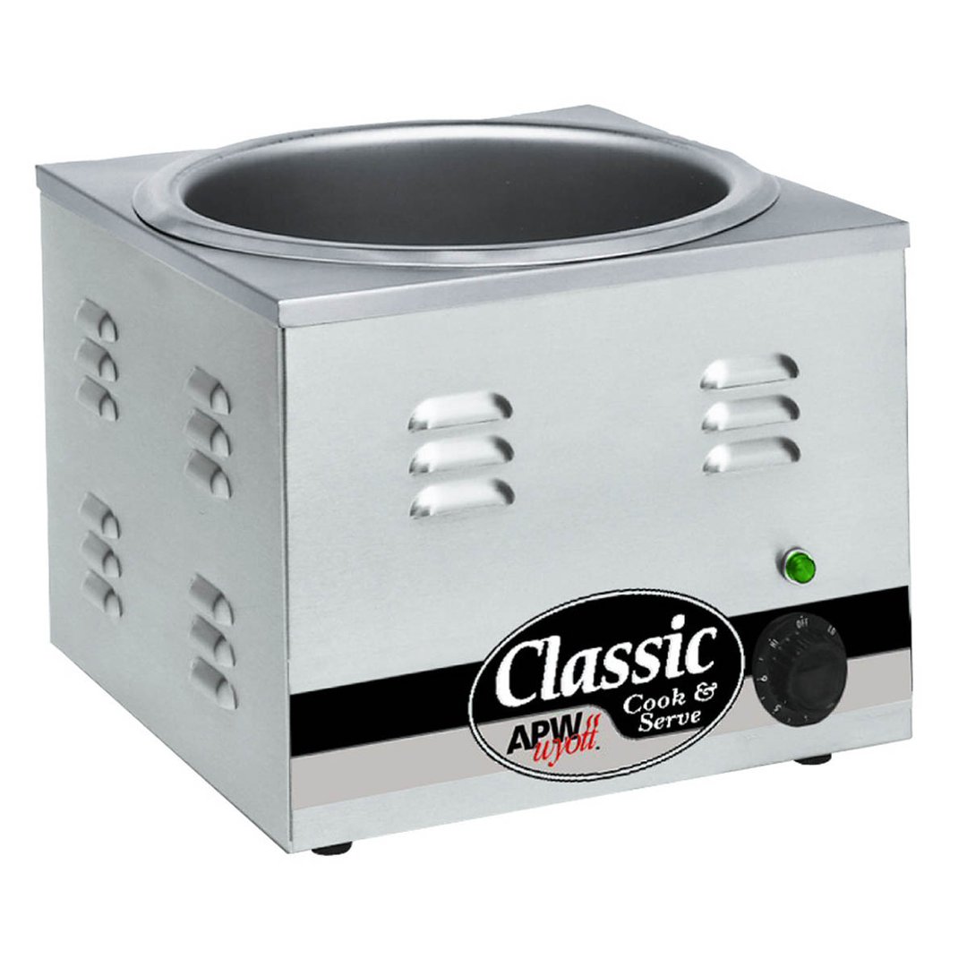 APW Wyott CW-1B 12" 11 Qt. Countertop Soup Warmer/Rethermalizer w/ Thermostatic Controls