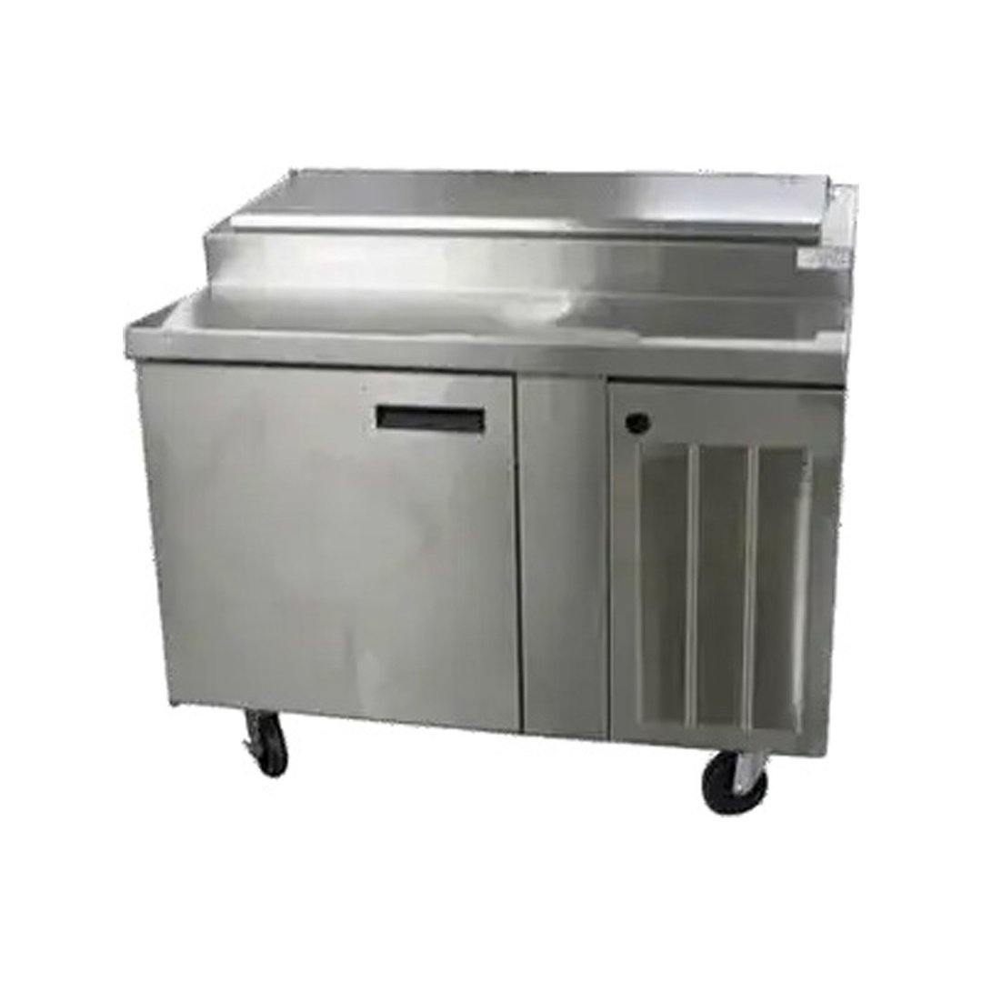 Delfield F18RC47P 47" One Section Refrigerated Pizza Prep Table w/ 1 Door