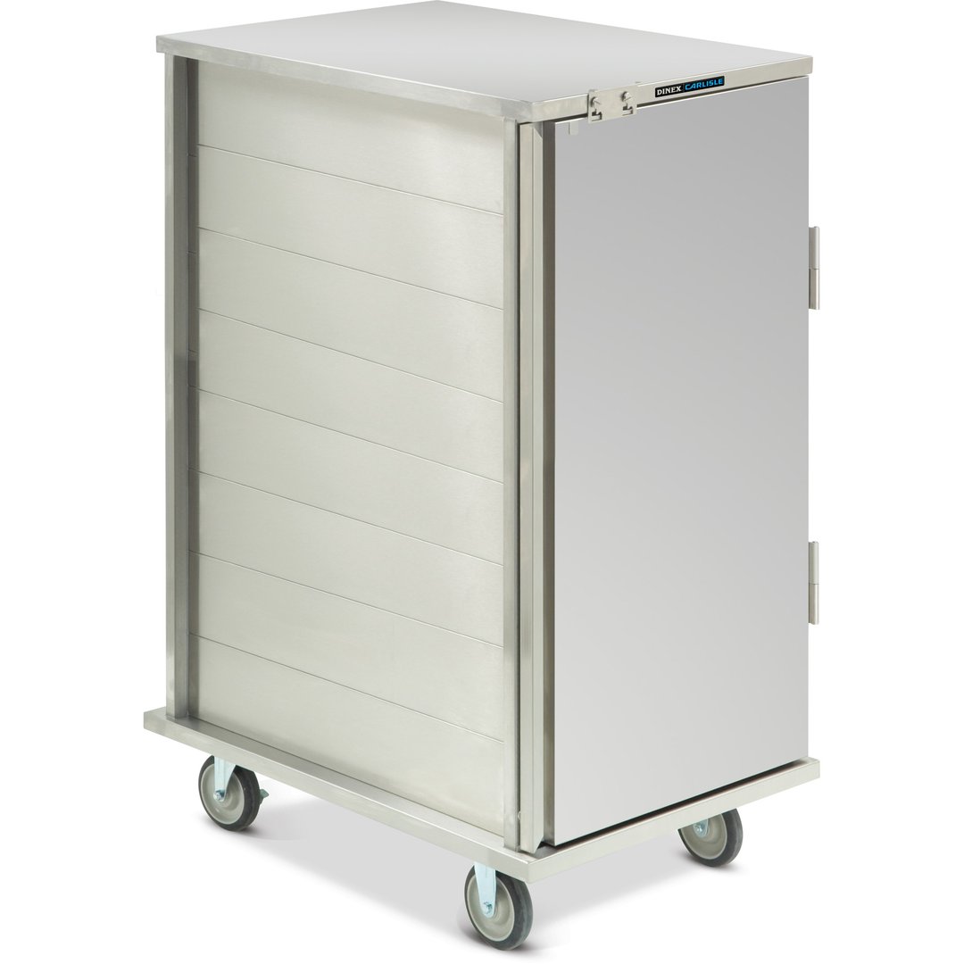 Dinex DXPICT16 16 Tray TQ Economy Meal Delivery Cart w/ 1 Compartment, 1 Door