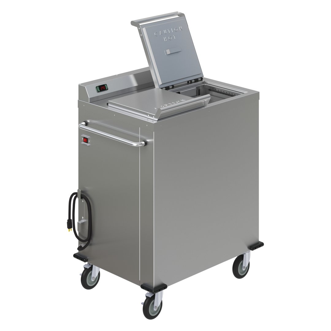 Dinex DXPSBH2PWB Mobile Plate Dish Dispenser