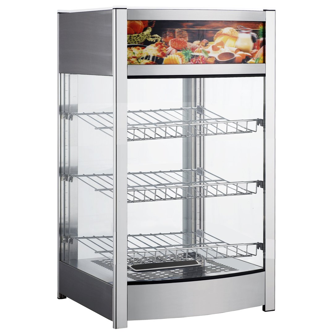 DoughXpress DXP-DW18 18" Full Service Countertop BakeryXpress Heated Display Case