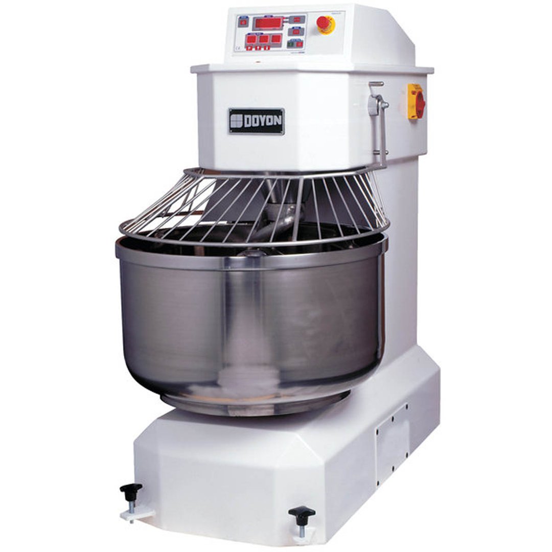 Doyon AEF080 Spiral Mixer with 200 qt Fixed Bowl, 2-Speed, 280 lbs Dough Capacity, 12 hp