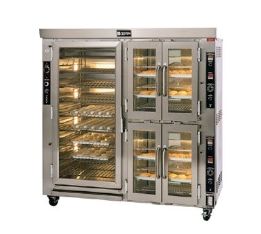 Doyon JAOP12SL Two Section Jet Air Electric Oven Proofer Combo with Side Pan Loading