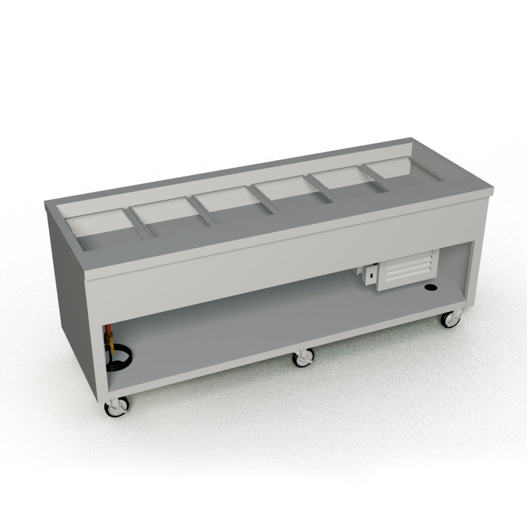 Duke TCM-88SS-N7 88" Thurmaduke™ Cold Food Unit, Refrigerated