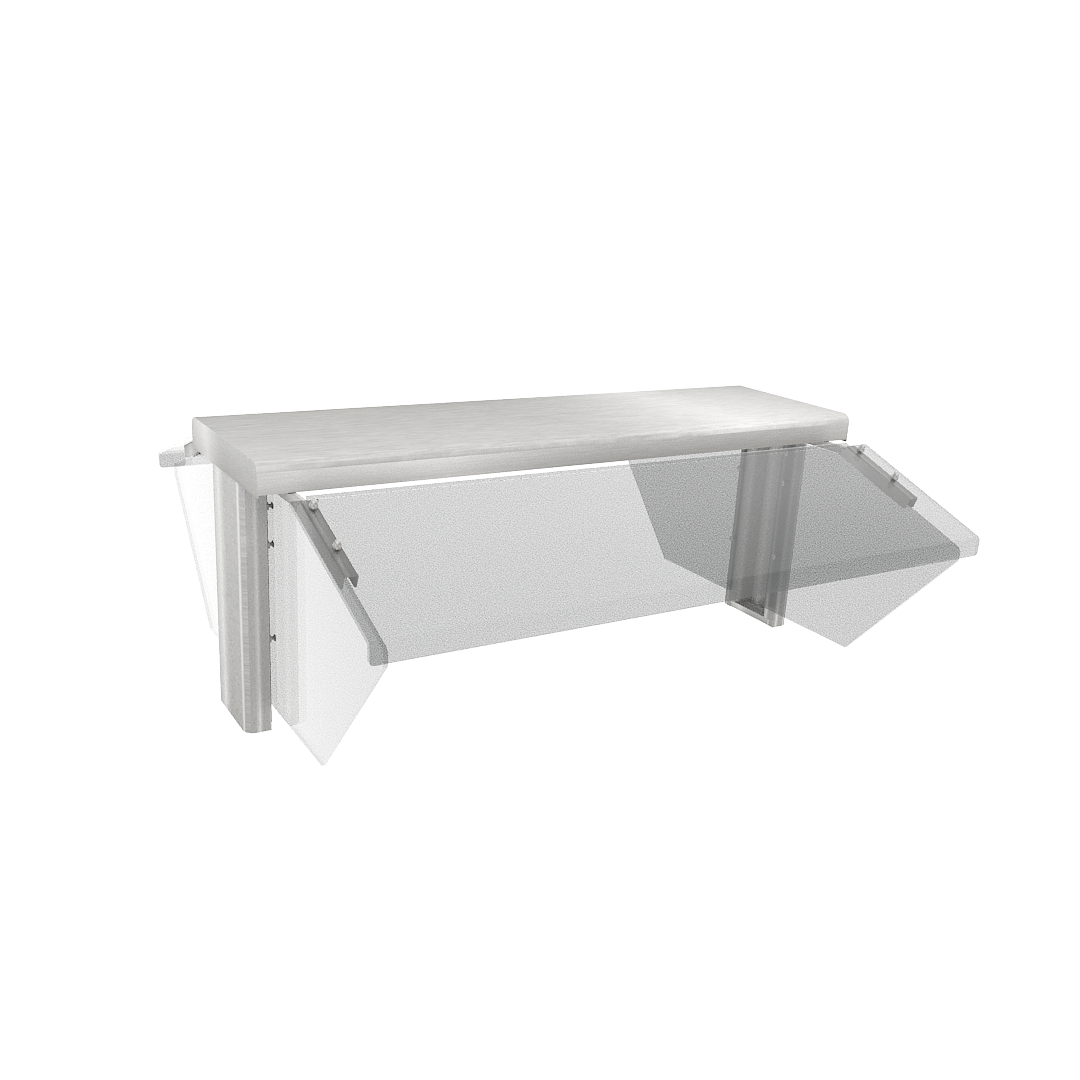 Duke TS530-46 Stationary Sneeze Guard