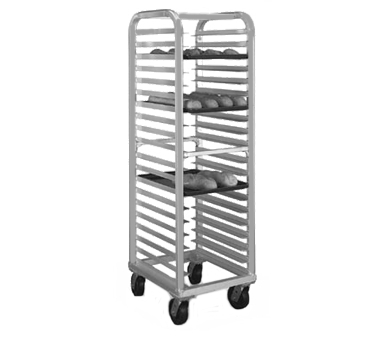 Eagle Group 4330 30 Pan Lifetime Series End Load Aluminum Bun / Sheet Pan Rack - Assembled 