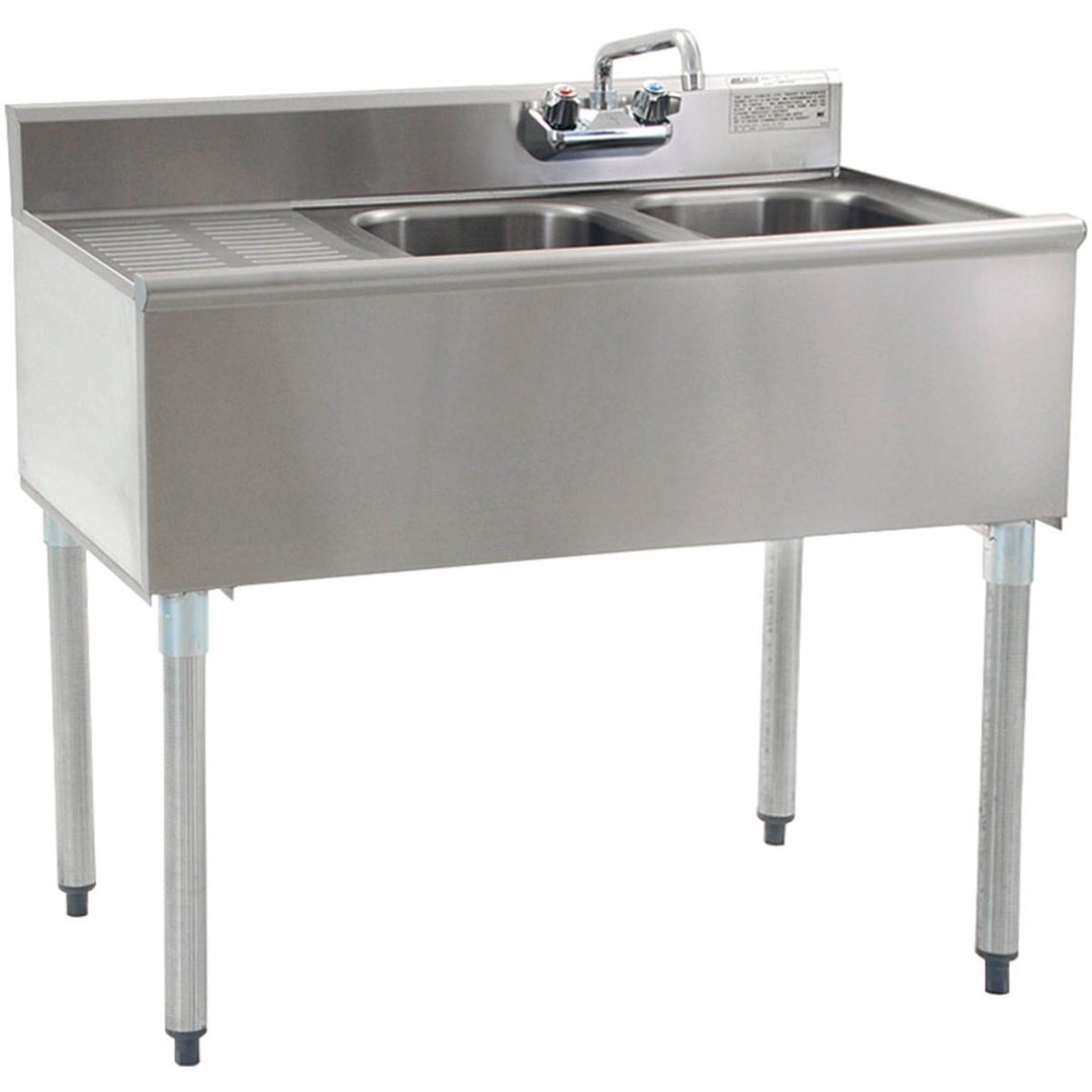 Eagle Group B3L-2-18 36" Underbar Sink Units
