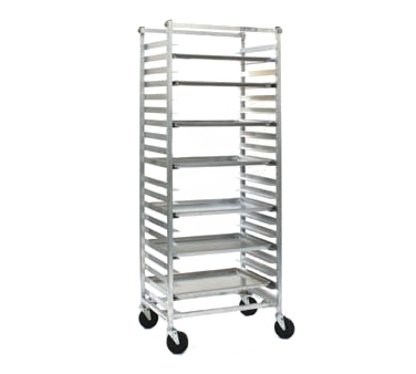 Eagle Group OUR-2620-3, 20 Pan Panco Side Load Aluminum Bun / Sheet Pan Rack - Knocked Down