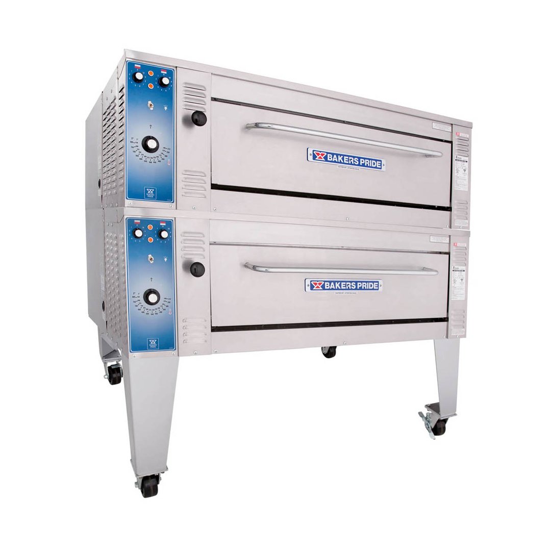 Bakers Pride EB-2-8-3836 55" Electric Double-Deck Oven w/ Infinite Controls, 140°F - 550°F
