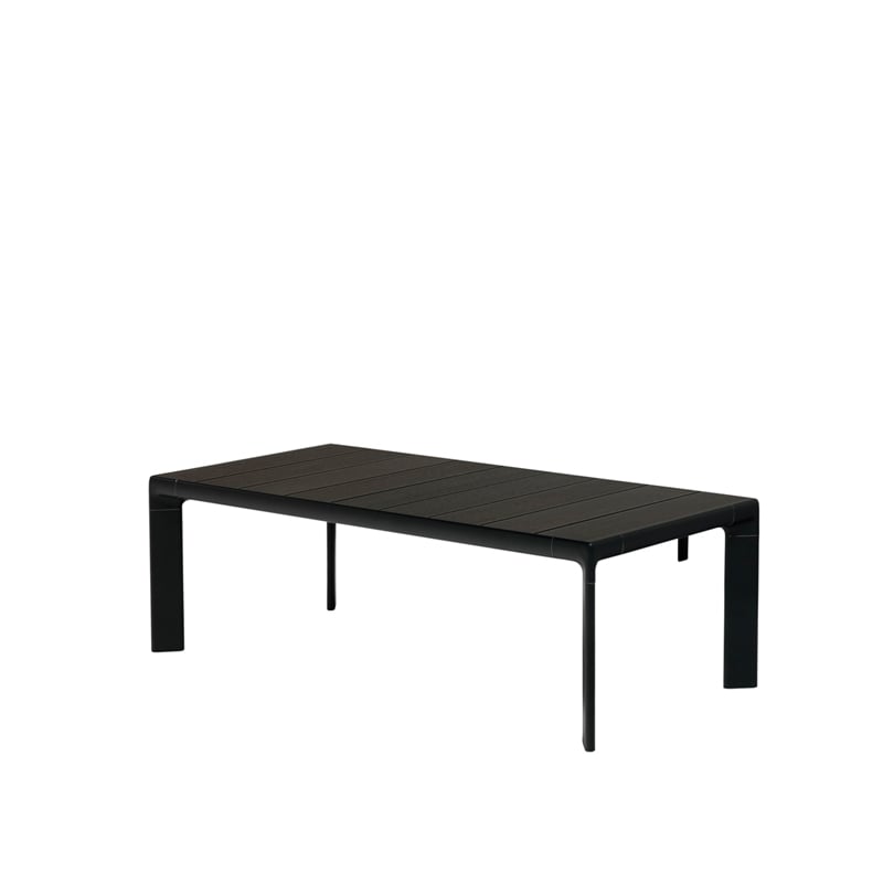 emu 767B Tami Rectangular Low Table, 52"W x 22-1/2"D x 16-1/2"H, Slatted Bamboo Top