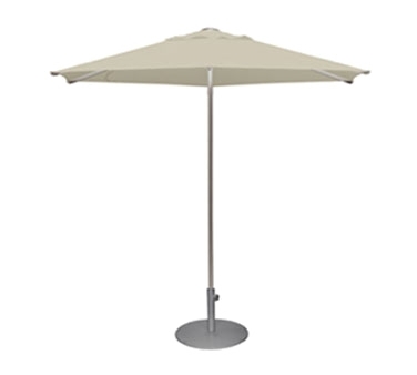 emu 986 8 1/2 ft Hexagon Top Shade Umbrella - 1-1/2" dia. Center Hole, Aluminum Pole