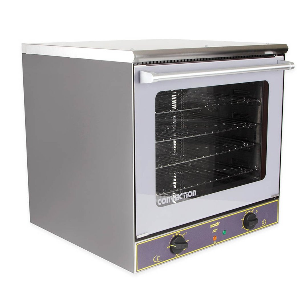 Equipex FC-60 Ariel 24” Wide Electric Half Size Countertop Convection Oven, 4 Wire Racks 