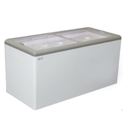 Excellence HB-17HCD 60" Dual Temp Glass Chest Refrigerator/Freezer, 16.5 cu. ft.