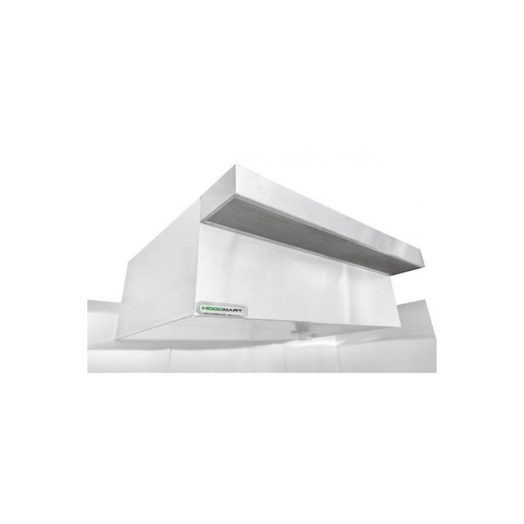 HoodMart EXSS008BCOND-PSP-PKG Type 2 Condensate Hood w/ PSP Makeup Air
