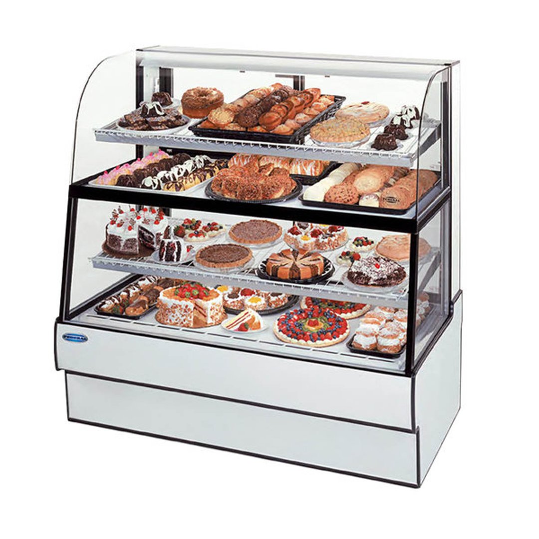 Federal Industries CGR5060DZH 50" Horizontal Dual Zone Dry / Refrigerated Bakery Case