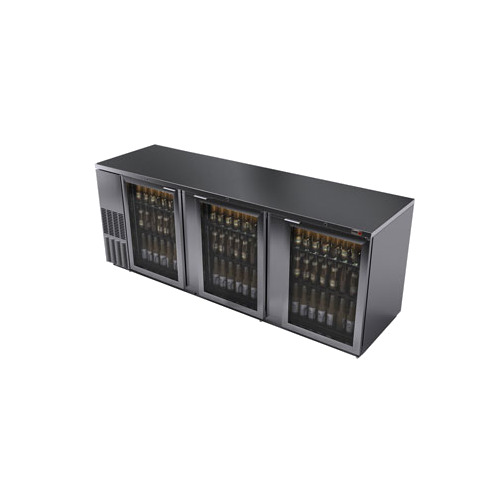 Fagor Refrigeration FBB-95GS-N Refrigerated Back Bar Cabinet w/ 3 Glass Doors, 6 Shelves, 4 Rails