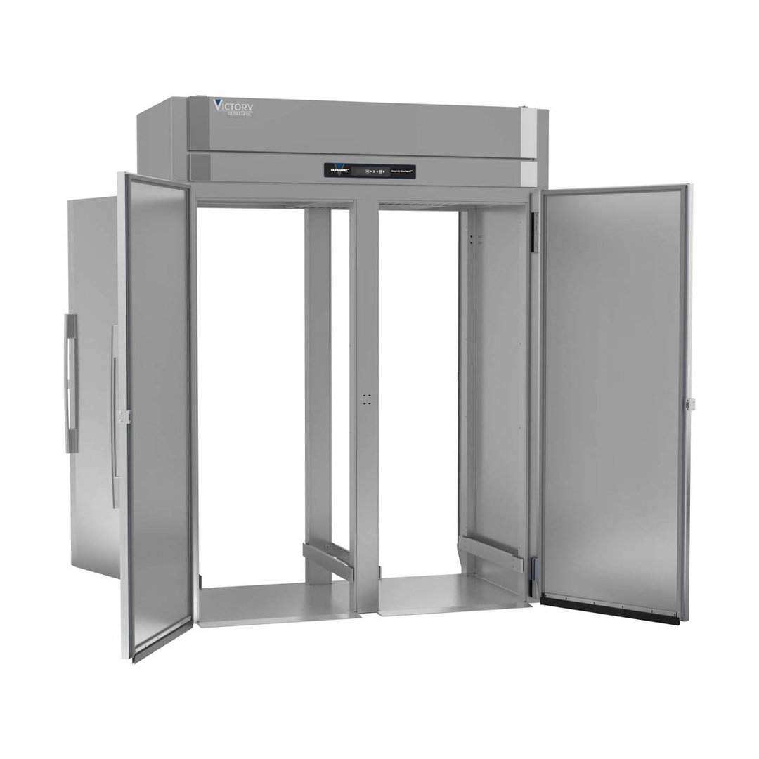 Victory FIS-2D-S1-PT-XH-HC 68.75" Two Section Extra High Roll-Thru Freezer, Stainless Steel, 86 cu. ft. 