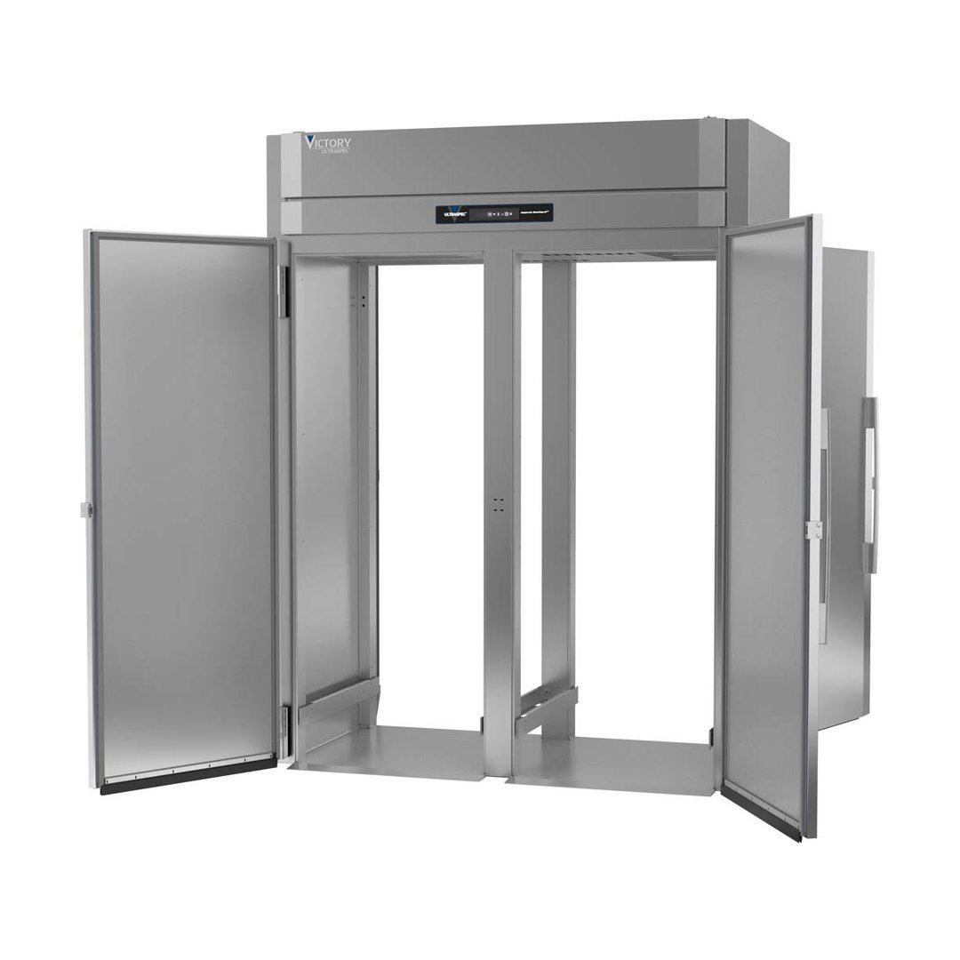 Victory FIS-2D-S1-PT-XH-HC 68.75" Two Section Extra High Roll-Thru Freezer, Stainless Steel, 86 cu. ft. 