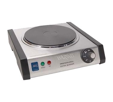 FMP 92027 11" Electric Countertop Hotplate w/ (1) Solid Burners, Infinite Controls, 1.3 kW, 120v