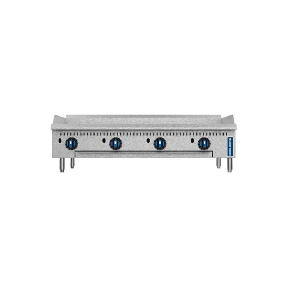 Fortress FGTG48 48" Countertop Thermostatic Gas Griddle with 3/4" Steel Plate, 140.000 BTU