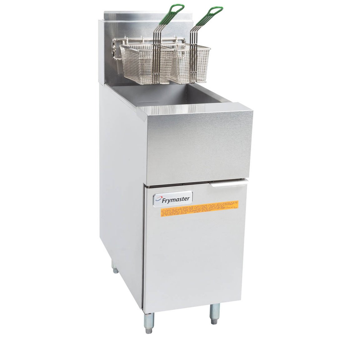 Frymaster/Dean GF40 15" Full Pot Floor Model Gas Fryer with 50 lbs, Millivolt Controls, 122.000 BTU