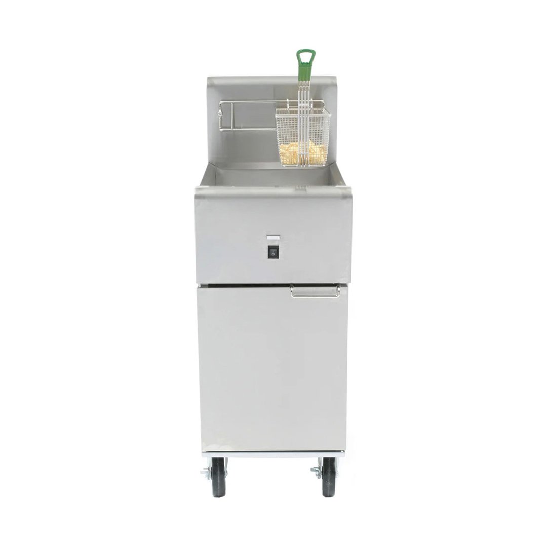Frymaster/Dean SR114E 15" Floor Model Full Pot Super Runner Electric Fryer with 40 lbs, 208/240v