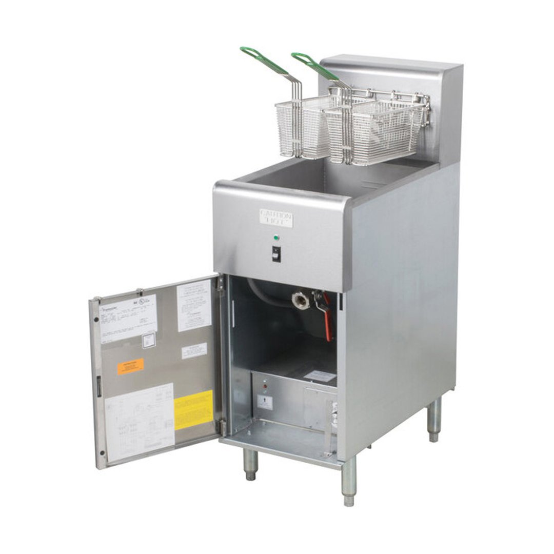 Frymaster/Dean SR114E 15" Floor Model Full Pot Super Runner Electric Fryer with 40 lbs, 208/240v