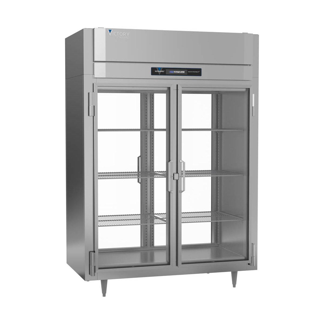 Victory FS-2D-S1-EW-PT-G-HC 58" Two Section Pass-Thru Freezer w/ 4 Glass Doors, 53 cu. ft.