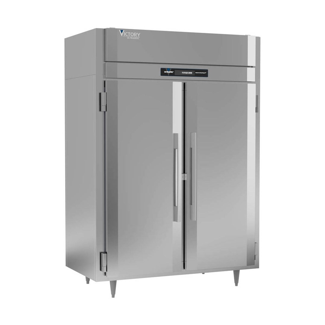 Victory FS-2D-S1-EW-PT-HC 58" Two Section Pass-Thru Freezer w/ 4 Solid Doors, 53 cu. ft.