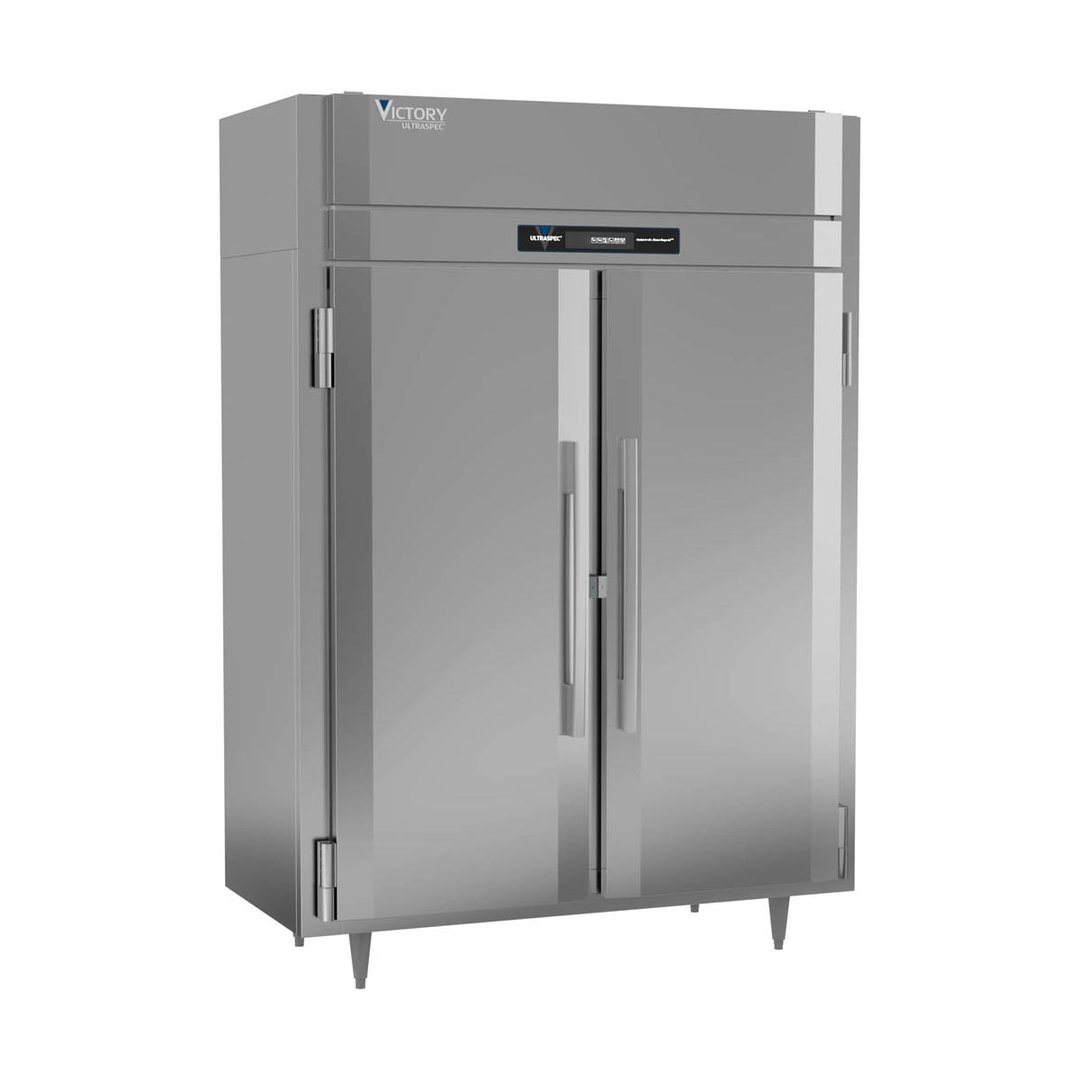 Victory FS-2N-S1-HC 58" Two Section Reach-In Freezer w/ 2 Solid Doors, All Stainless Steel, 41 cu. ft.