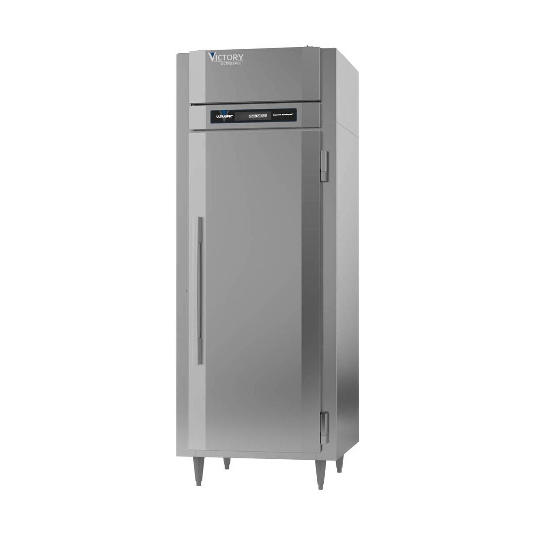 Victory FSA-1D-S1-EW-PT-HC 31" One Section Pass-Thru Freezer w/ 2 Solid Doors, Aluminum İnterior, 26 cu. ft.