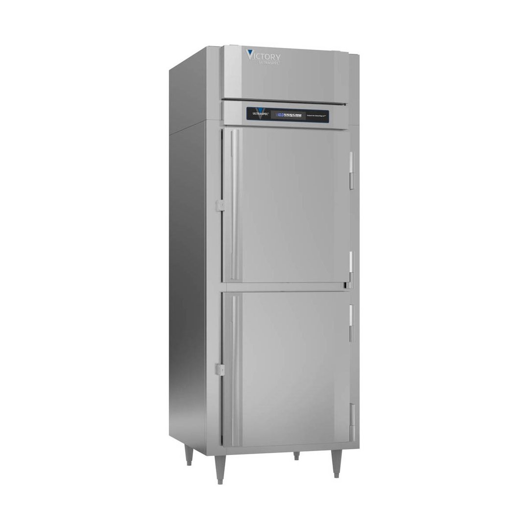 Victory FSA-1D-S1-EWHDHC 31" One Section Reach-In Freezer w/ 2 Solid Half Doors, 24 cu. ft.