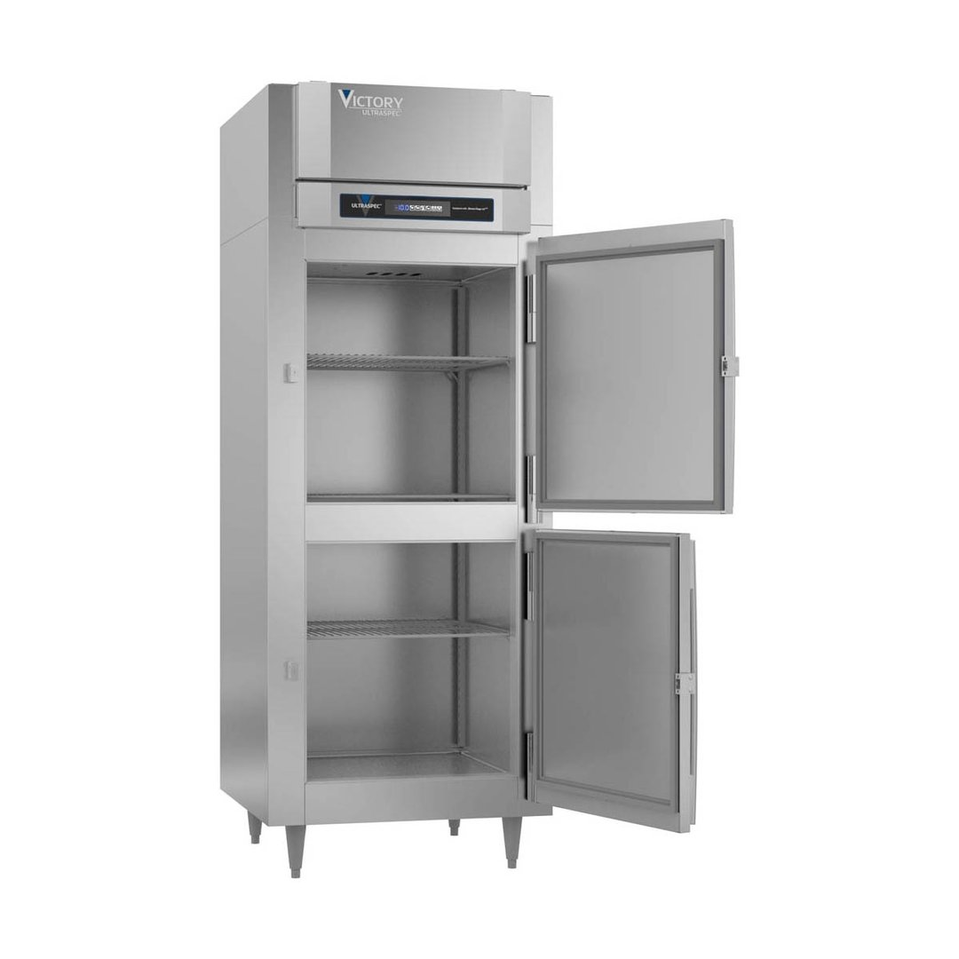 Victory FSA-1D-S1-EWHDHC 31" One Section Reach-In Freezer w/ 2 Solid Half Doors, 24 cu. ft.