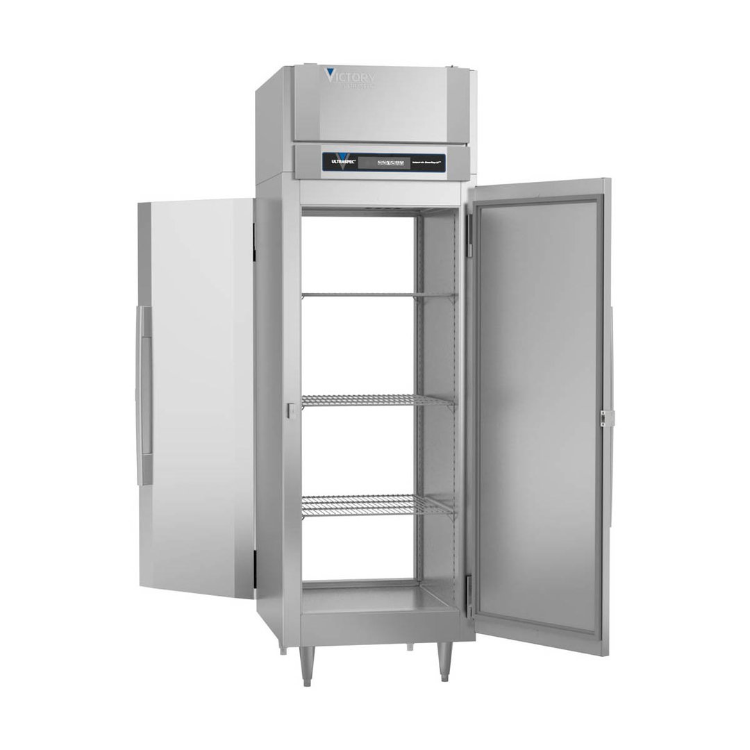 Victory FSA-1D-S1-PT-HC 27" One Section Pass-Thru Freezer w/ 2 Solid Doors, Aluminum İnterior, 23 cu. ft.