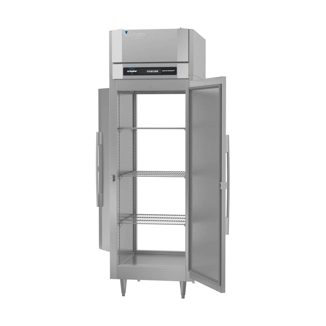Victory FSA-1D-S1-PT-HC 27" One Section Pass-Thru Freezer w/ 2 Solid Doors, Aluminum İnterior, 23 cu. ft.