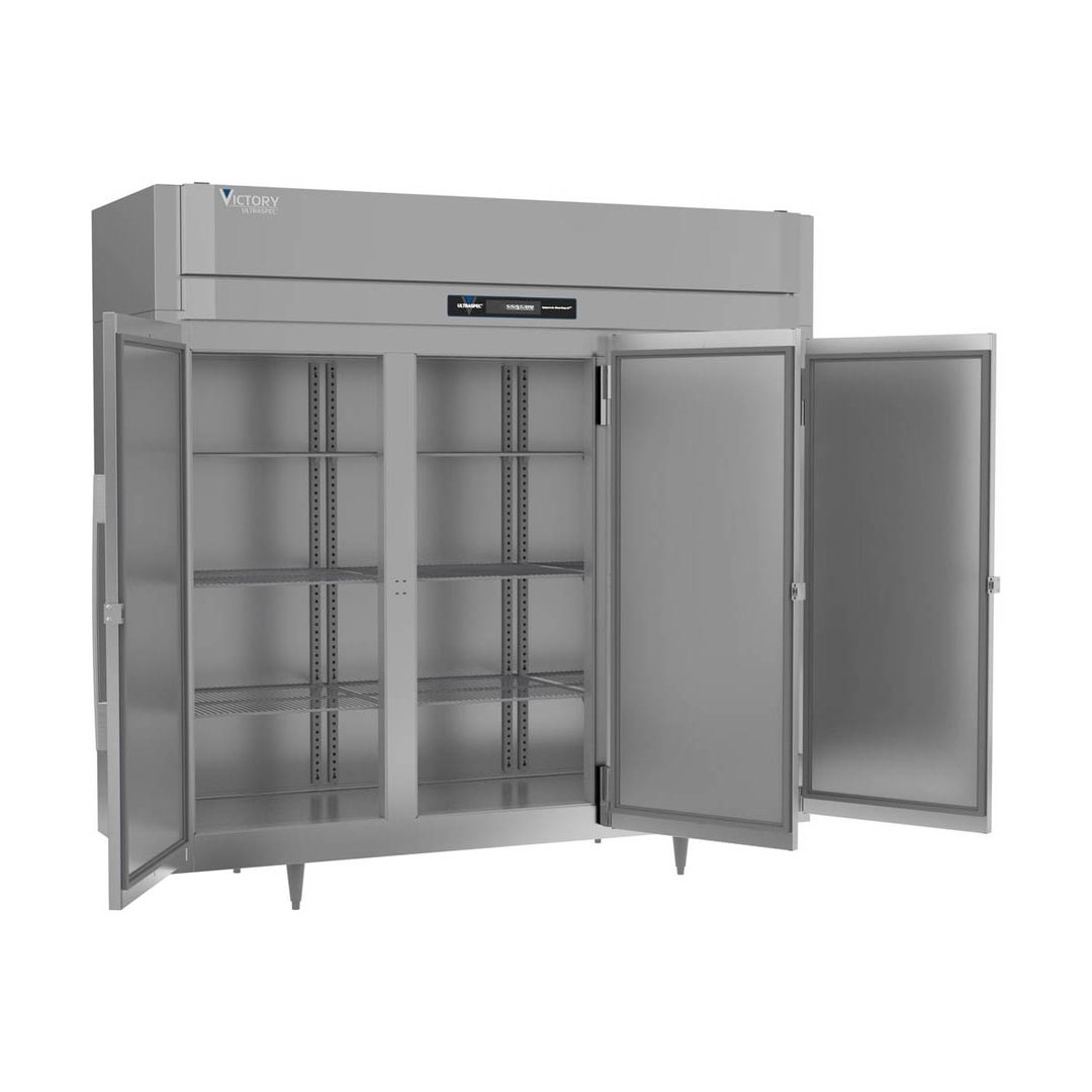 Victory FSA-3D-S1-EW-HC 85" Three Section Reach-In Freezer w/ 3 Solid Doors, 74 cu. ft.