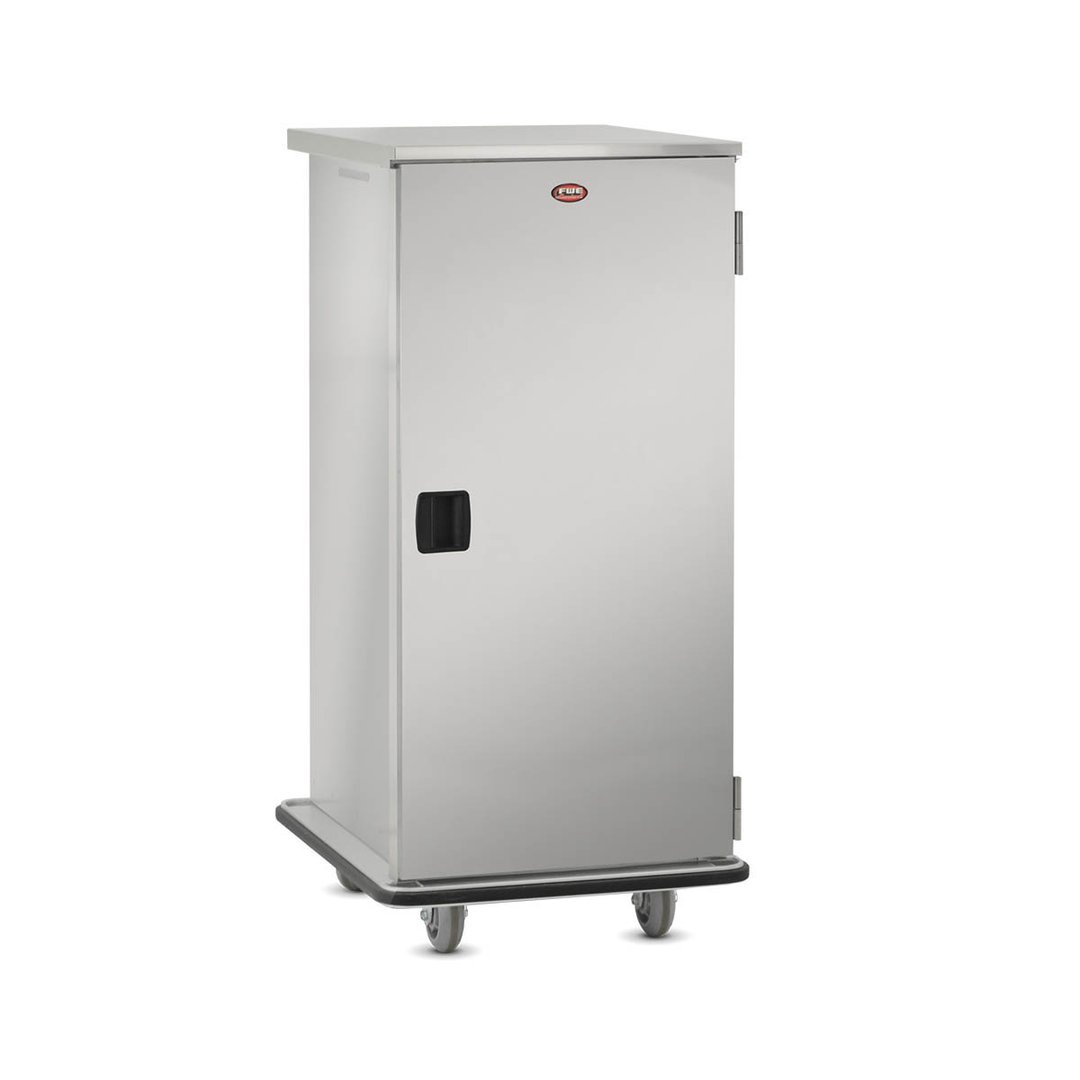FWE ETC-1520-20 Stainless Steel 20 Tray Mobile Patient Meal Delivery Cart