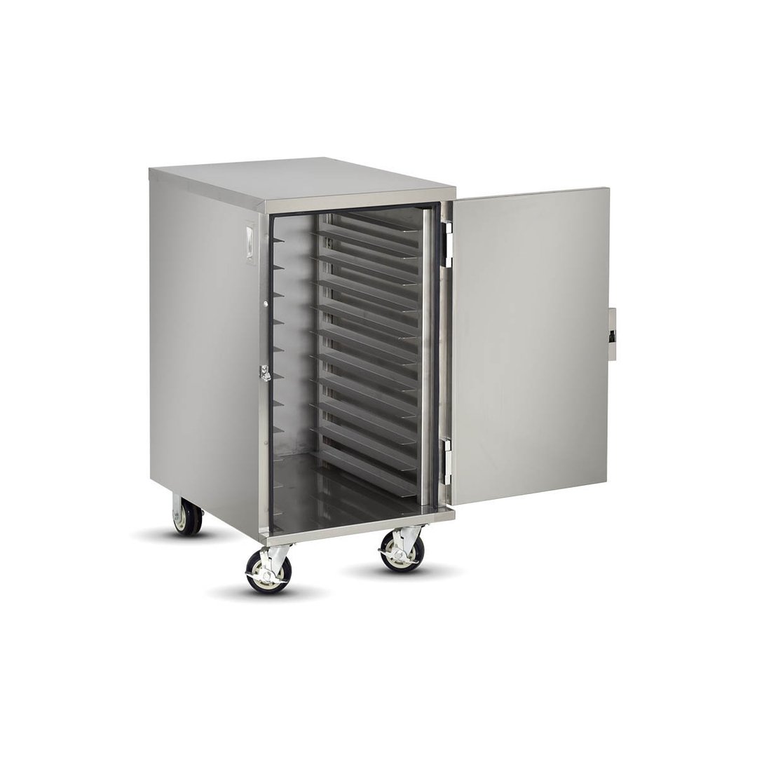 FWE ETC-1826-11INS Enclosed Transport Insulated Food Pan Cabinet w/ 11 Pan Capacity, Intermediate Height