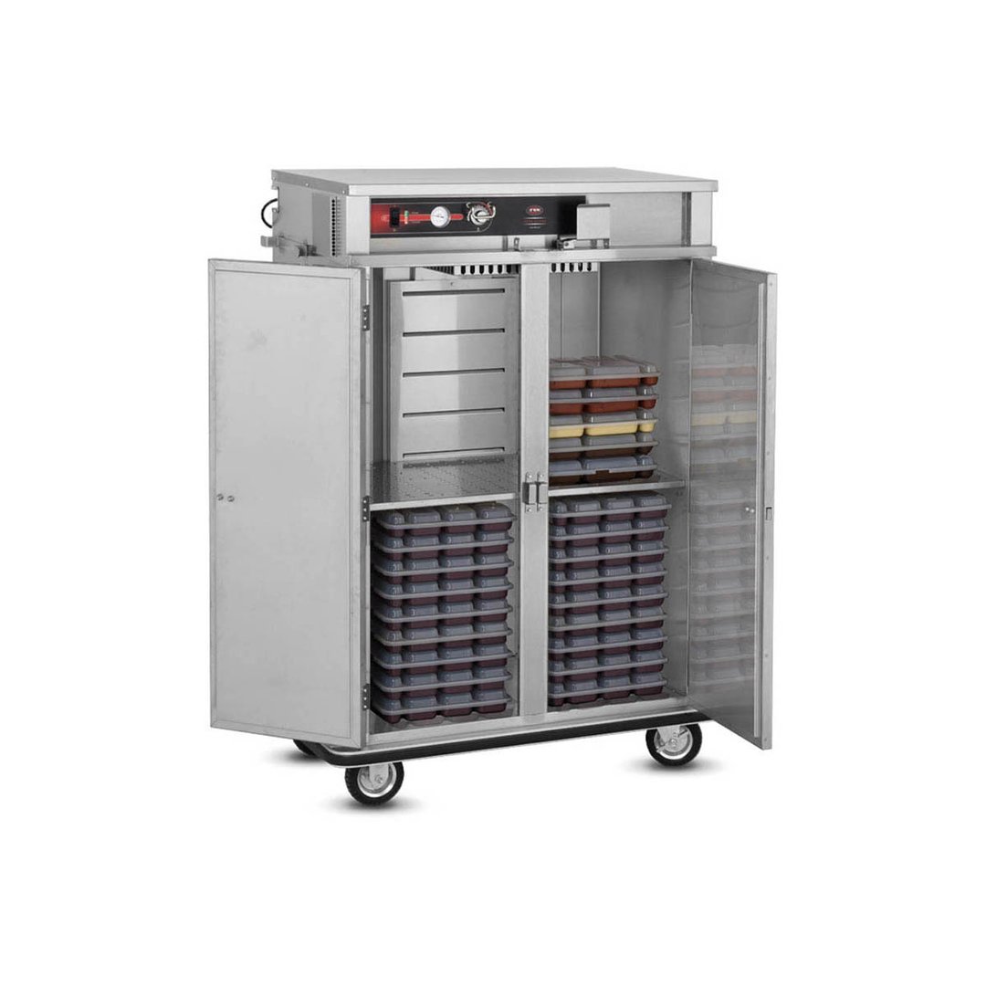 FWE PTST-1410-60 Mobile Meal Tray Delivery Cart with Insulated