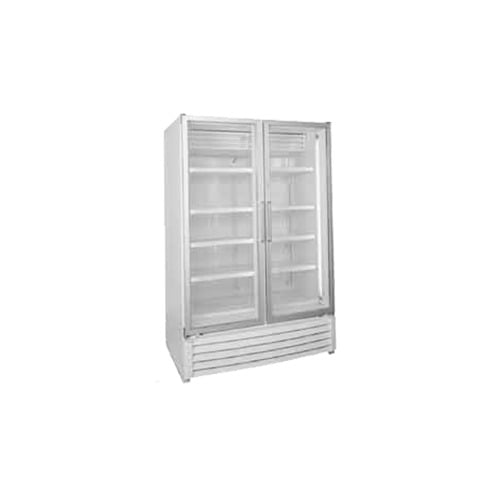 Global Refrigeration 52-1992-20-R18 52" 2 Glass Door Freezer Merchandiser, 49.1 cu. ft.