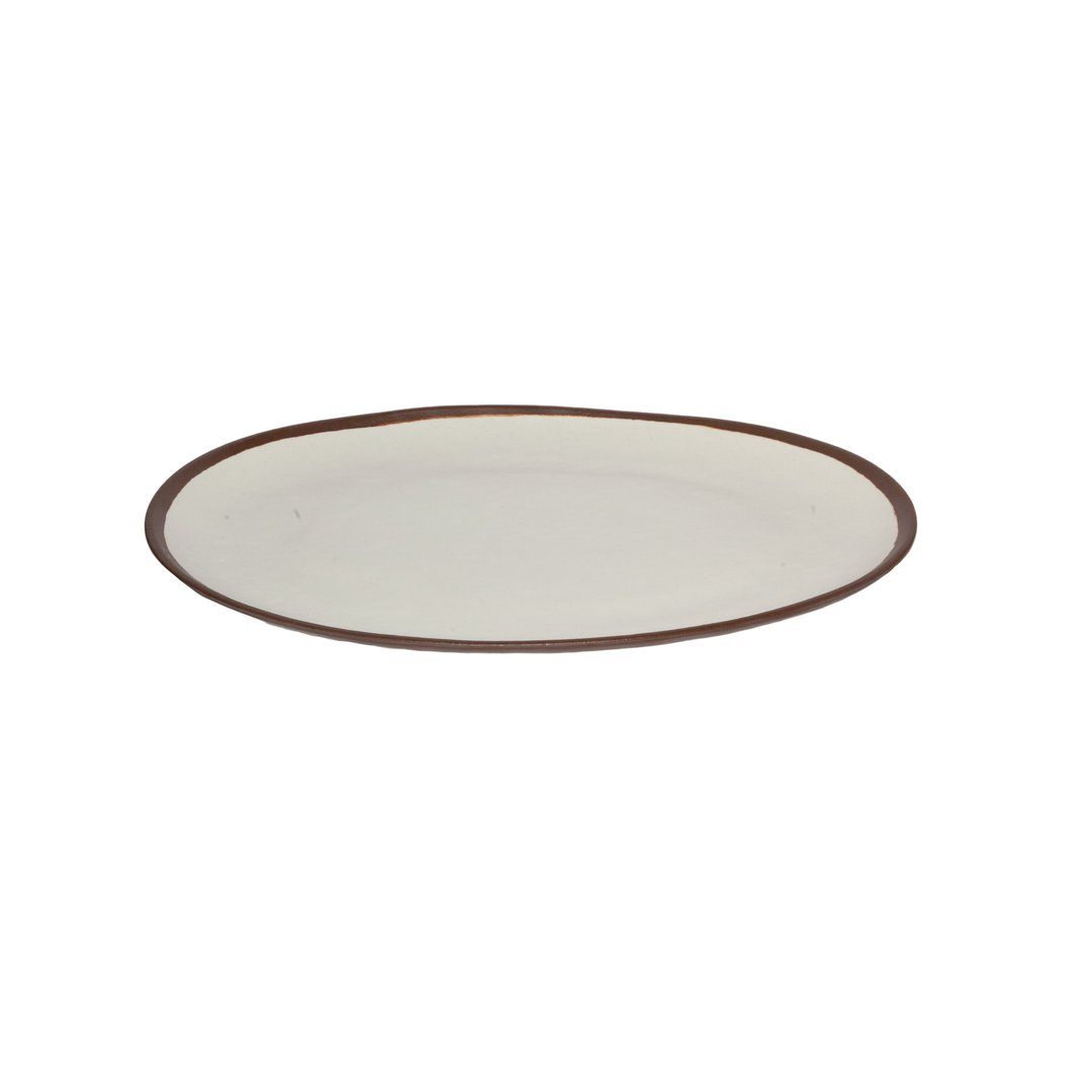 GET P-183-CRM Plastic Platter
