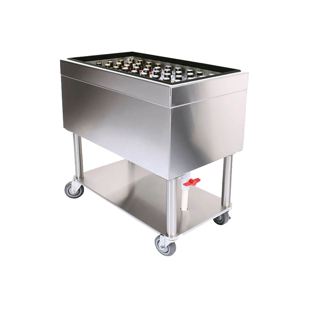 Glastender IBM-18X30-E 30" Underbar Beer Bin, Ice Cooled