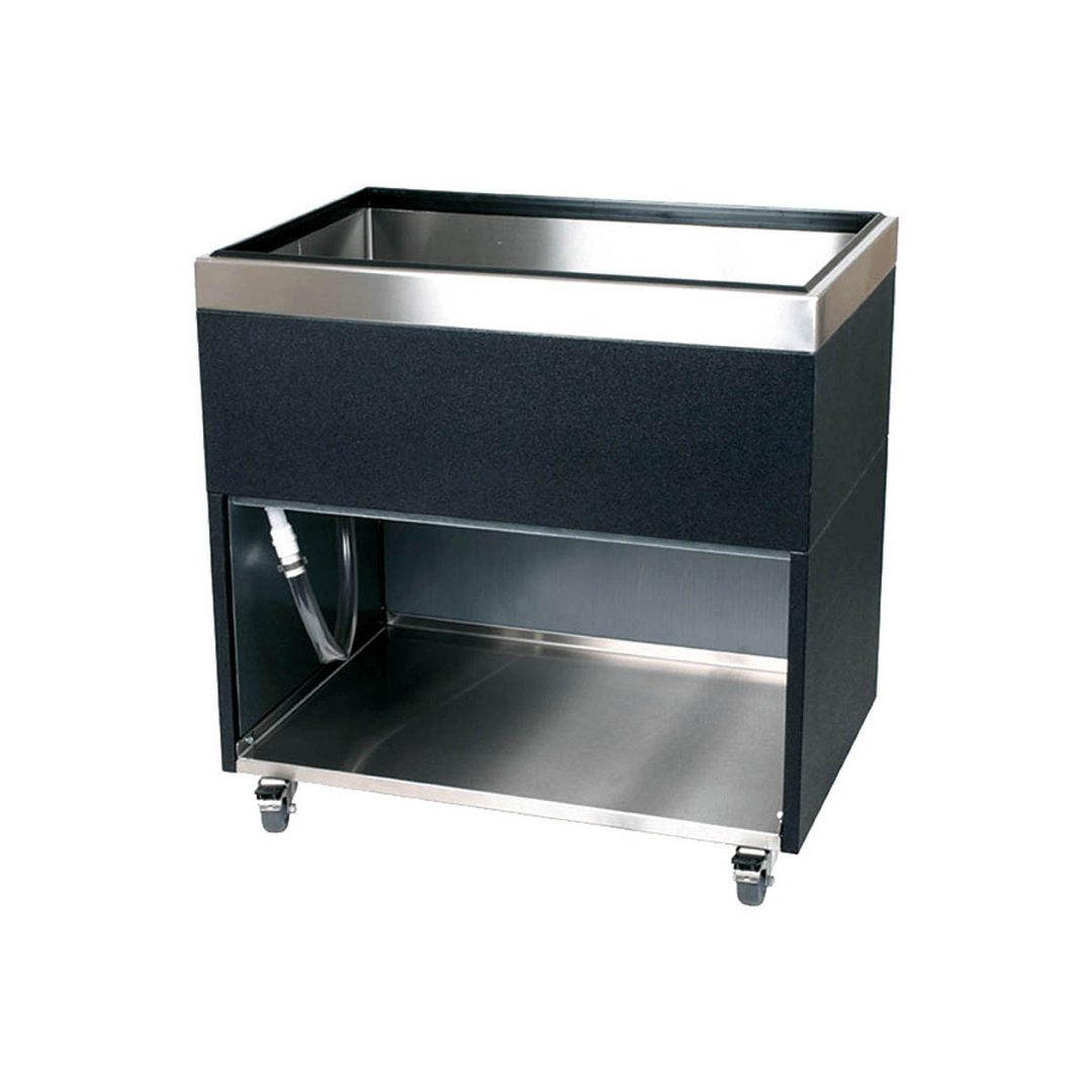 Glastender MIB-36-ED 36" Underbar Beer Bin, Ice Cooled