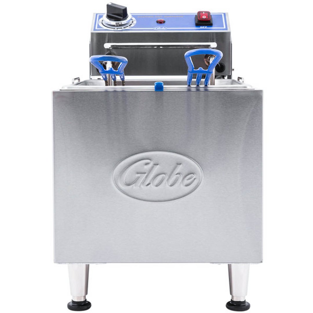 Globe PF16E Countertop Electric stainless steel Fryer,Manual Reset