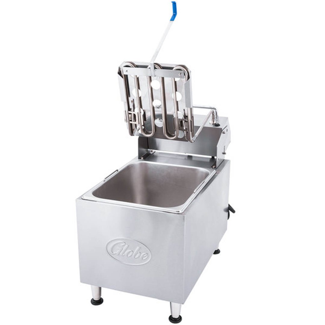 Globe PF16E Countertop Electric stainless steel Fryer,Manual Reset